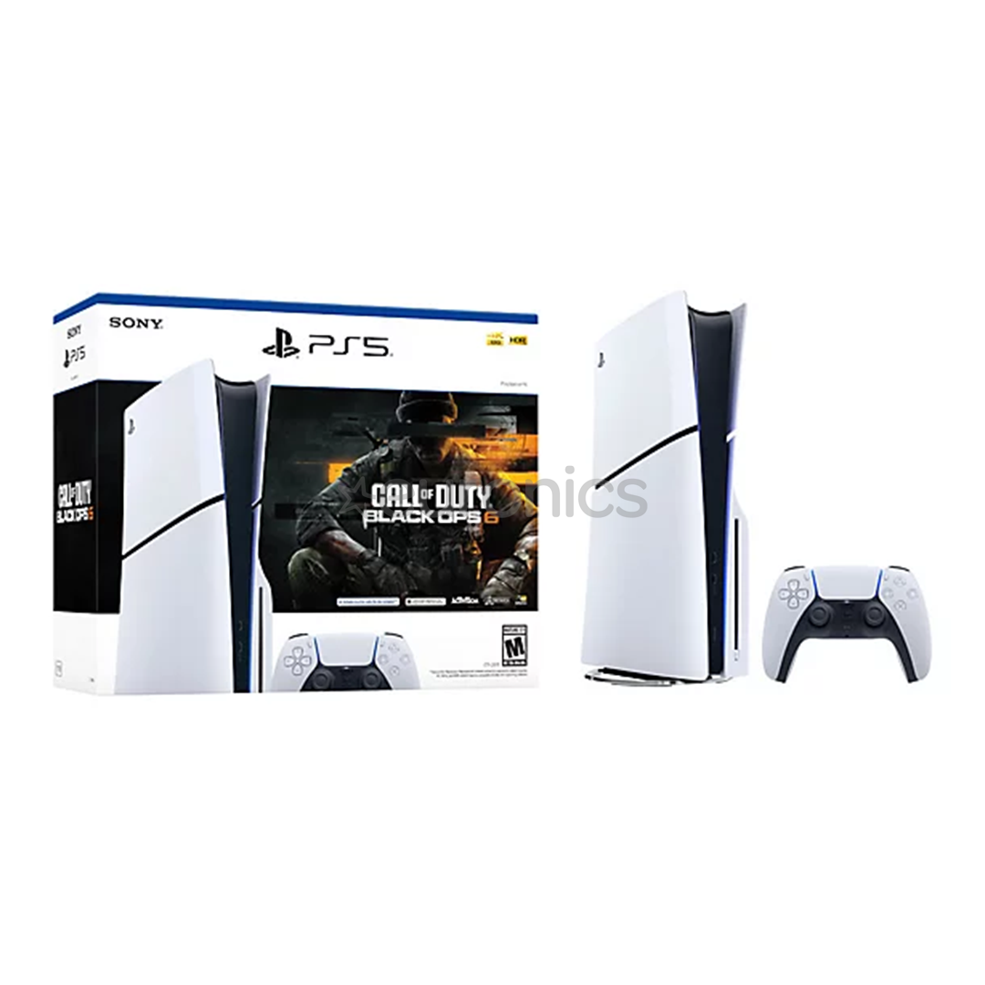 Sony PlayStation 5 Slim + Call of Duty®: Black Ops 6, valge - Mängukonsool
