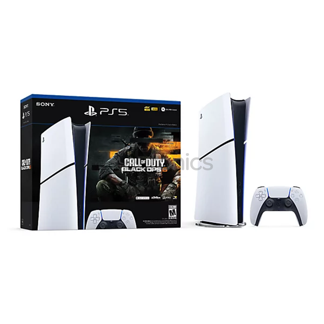 Sony PlayStation 5 Slim Digital + Call of Duty®: Black Ops 6, valge - Mängukonsool