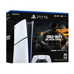 Sony PlayStation 5 Slim Digital + Call of Duty®: Black Ops 6, valge - Mängukonsool
