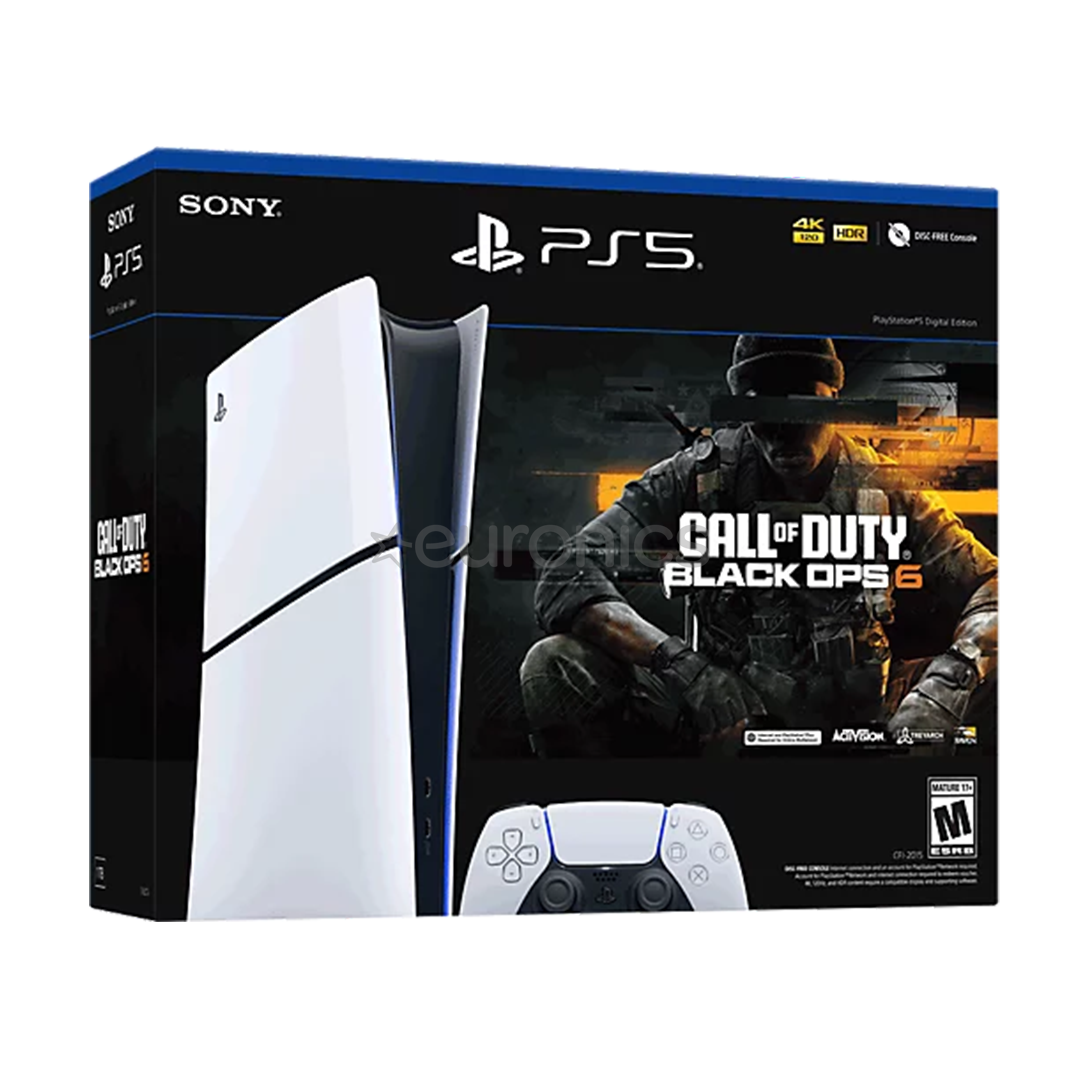 Sony PlayStation 5 Slim Digital + Call of Duty®: Black Ops 6, valge - Mängukonsool