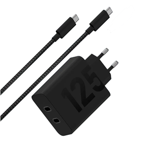 Motorola TurboPower, 125 W, must - Laadija PG38C06632