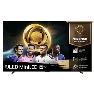 Hisense U7Q PRO, 100'', 4K UHD, ULED, Mini LED, black - TV 100U7QPRO