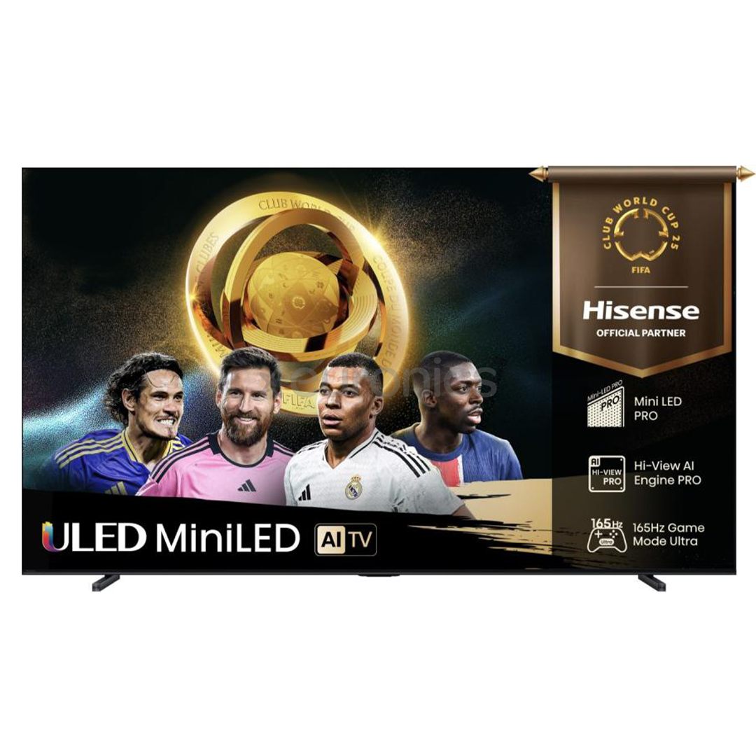 Hisense U7Q PRO, 100'', 4K UHD, ULED, Mini LED, black - TV
