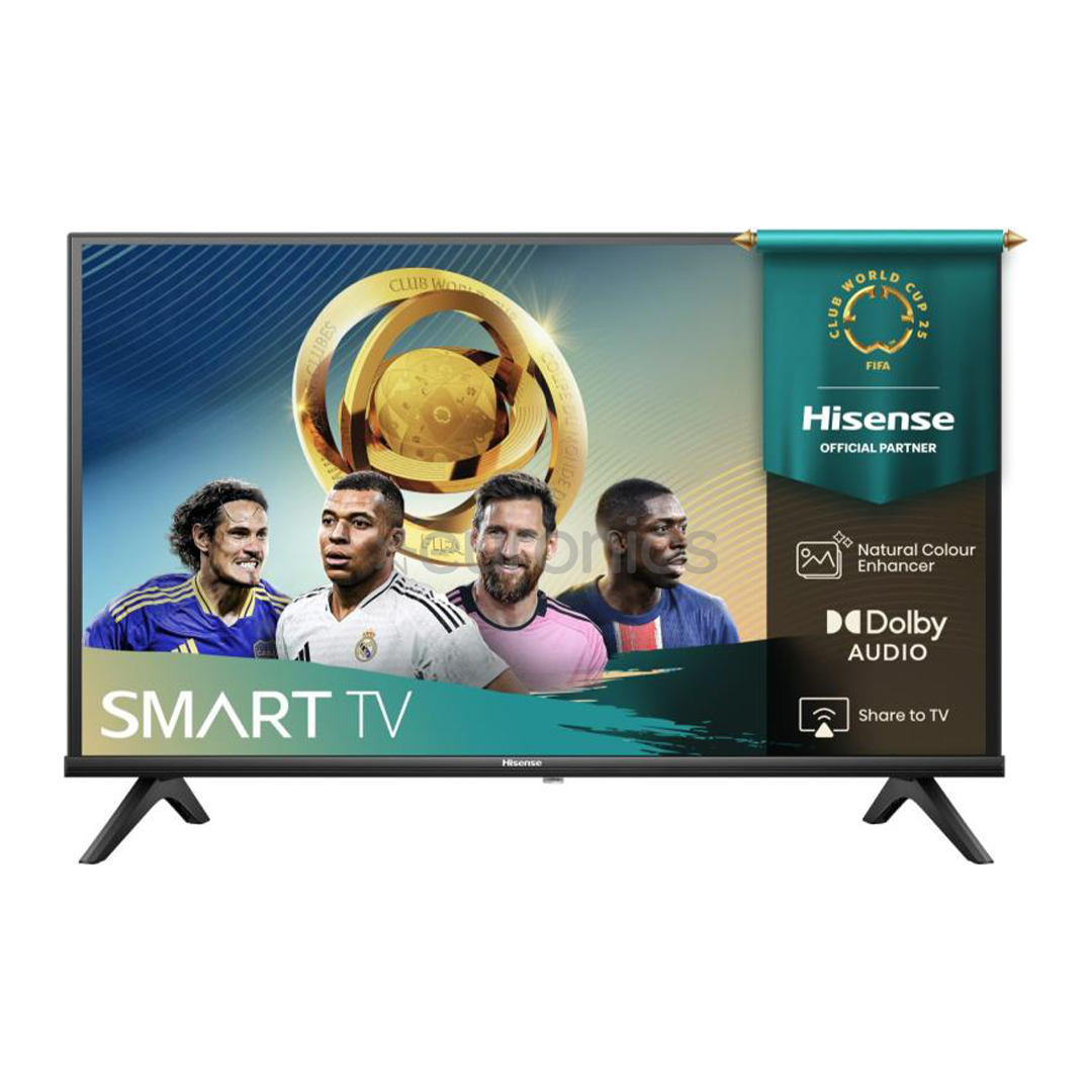 Hisense A4Q, 32'', HD, LED LCD, черный - Телевизор