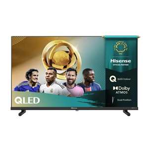 Hisense A5Q, 40'', Full HD, QLED, черный - Телевизор 40A5Q
