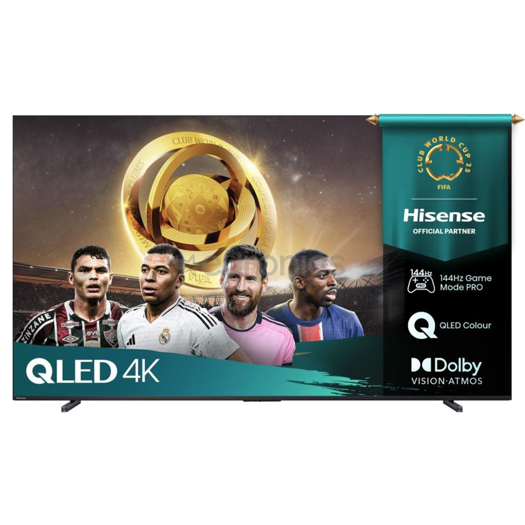 Hisense E7Q PRO, 100'', 4K UHD, QLED, black - TV