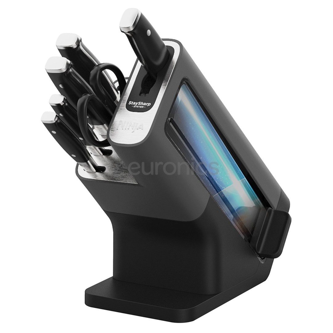 Ninja Foodi StaySharp, 6-piece set - Knife Block with Integrated Sharpener