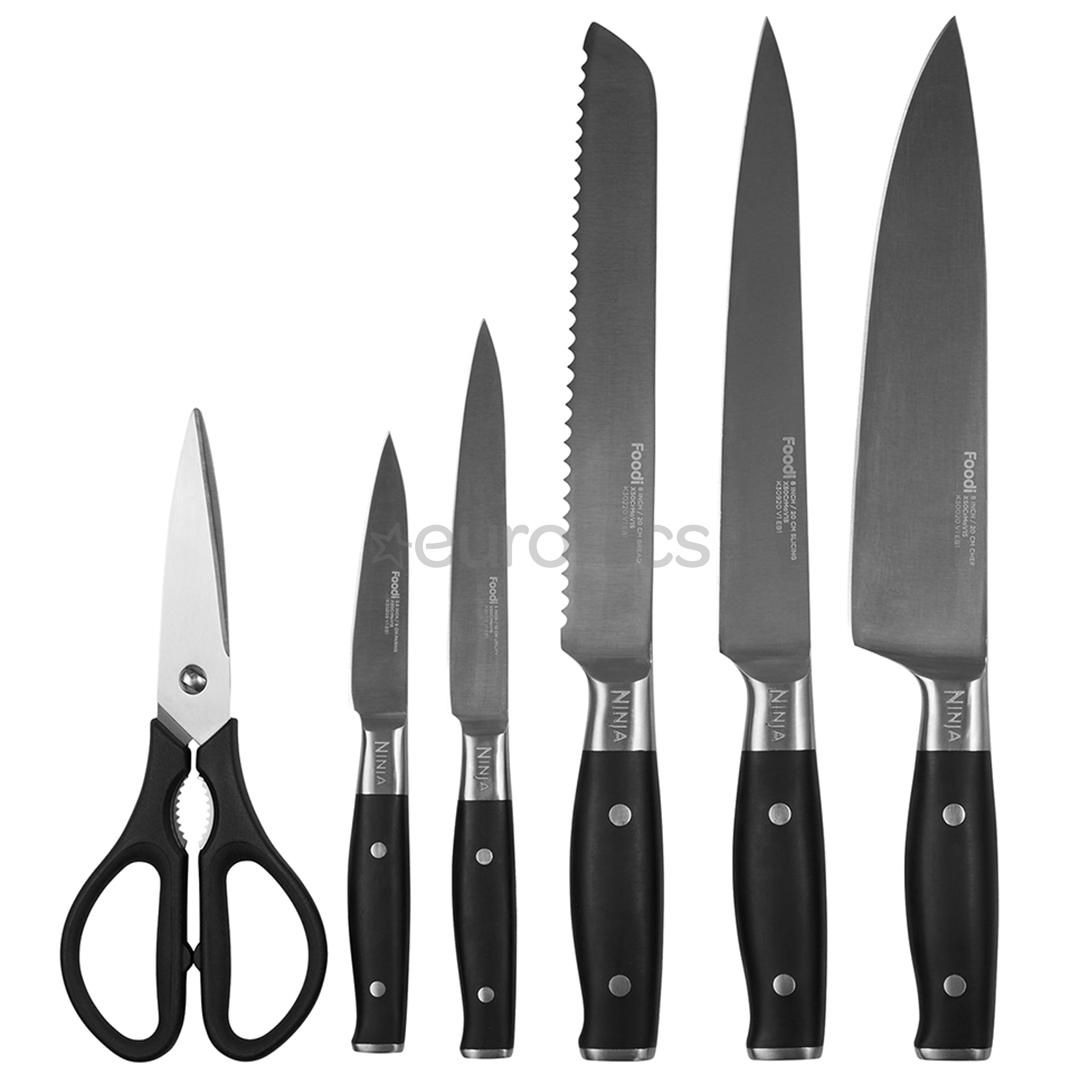 Ninja Foodi StaySharp, 6-piece set - Knife Block with Integrated Sharpener