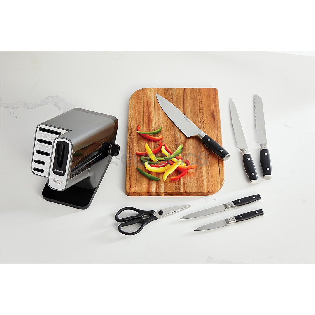 Ninja Foodi StaySharp, 6-piece set - Knife Block with Integrated Sharpener