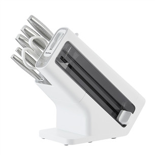 Ninja StaySharp, 6-osaline komplekt, roostevaba teras/valge - Nugade komplekt ja noaplokk K62006EUWH