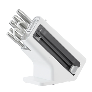 Ninja StaySharp, 6-piece set, stainless steel/white - Knife set & wood block K62006EUWH