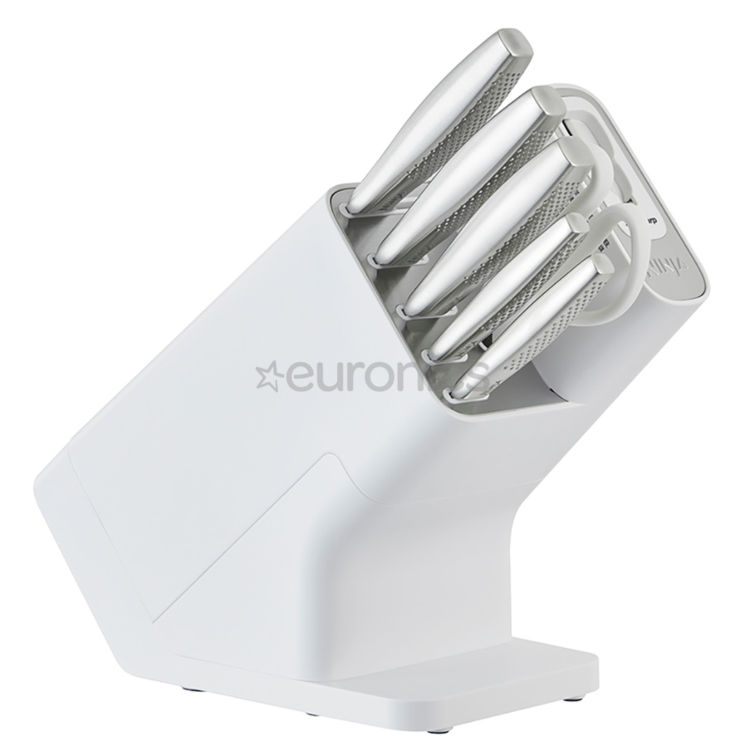 Ninja StaySharp, 6 предметов, нерж. сталь/белый - Комплект ножей c подставкой