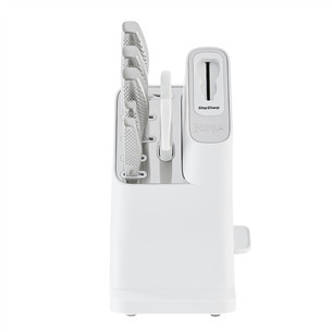 Ninja StaySharp, 6 предметов, нерж. сталь/белый - Комплект ножей c подставкой