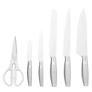 Ninja StaySharp, 6-piece set, stainless steel/white - Knife set & wood block