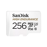 SanDisk High Endurance, MicroSDXC, 256 GB, white - Memory card