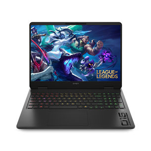 HP Omen 16, 16'', WUXGA, 144 Hz, Ryzen AI 7, 24 GB, 512 GB, ENG, shadow black - Notebook BP7U9EA#ABB
