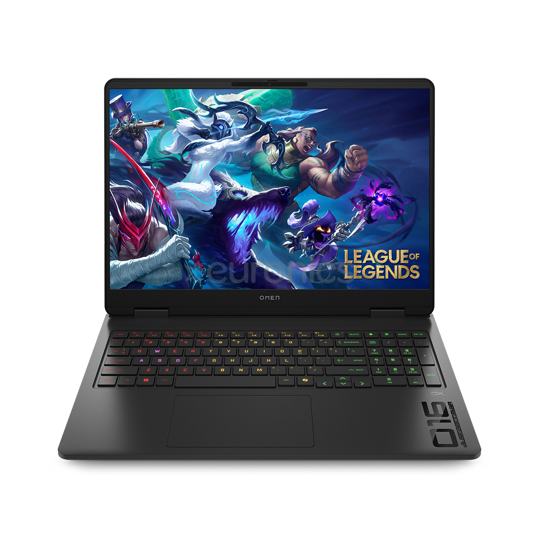 HP Omen 16, 16'', WUXGA, 144 Hz, Ryzen AI 7, 24 GB, 512 GB, ENG, must - Sülearvuti