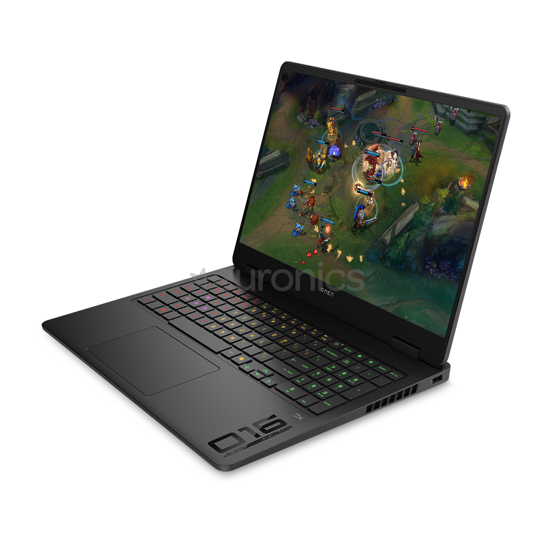 HP Omen 16, 16'', WUXGA, 144 Hz, Ryzen AI 7, 24 GB, 512 GB, ENG, must - Sülearvuti