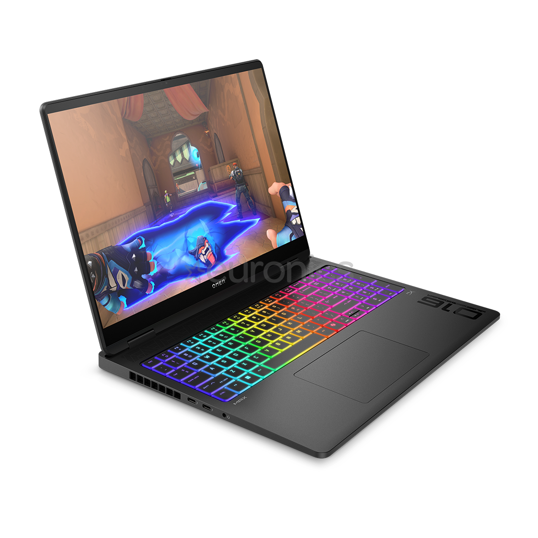 HP Omen Max 16, 16'', WUXGA, 165 Hz, Ryzen AI 9, 32 GB, 1 TB, RTX 5080, ENG, shadow black - Notebook