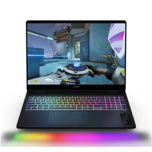 HP Omen Max 16, 16'', WUXGA, 165 Hz, Ryzen AI 7, 24 GB, 1 TB, RTX 5070 Ti, ENG, shadow black - Notebook BP7R3EA#ABB