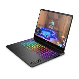 HP Omen Max 16, 16'', WUXGA, 165 Hz, Ryzen AI 7, 24 GB, 1 TB, RTX 5070 Ti, ENG, shadow black - Notebook