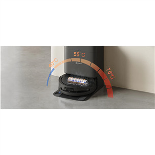 Ecovacs Deebot T80 Omni, märg- ja kuivpuhastus, must - Robottolmuimeja