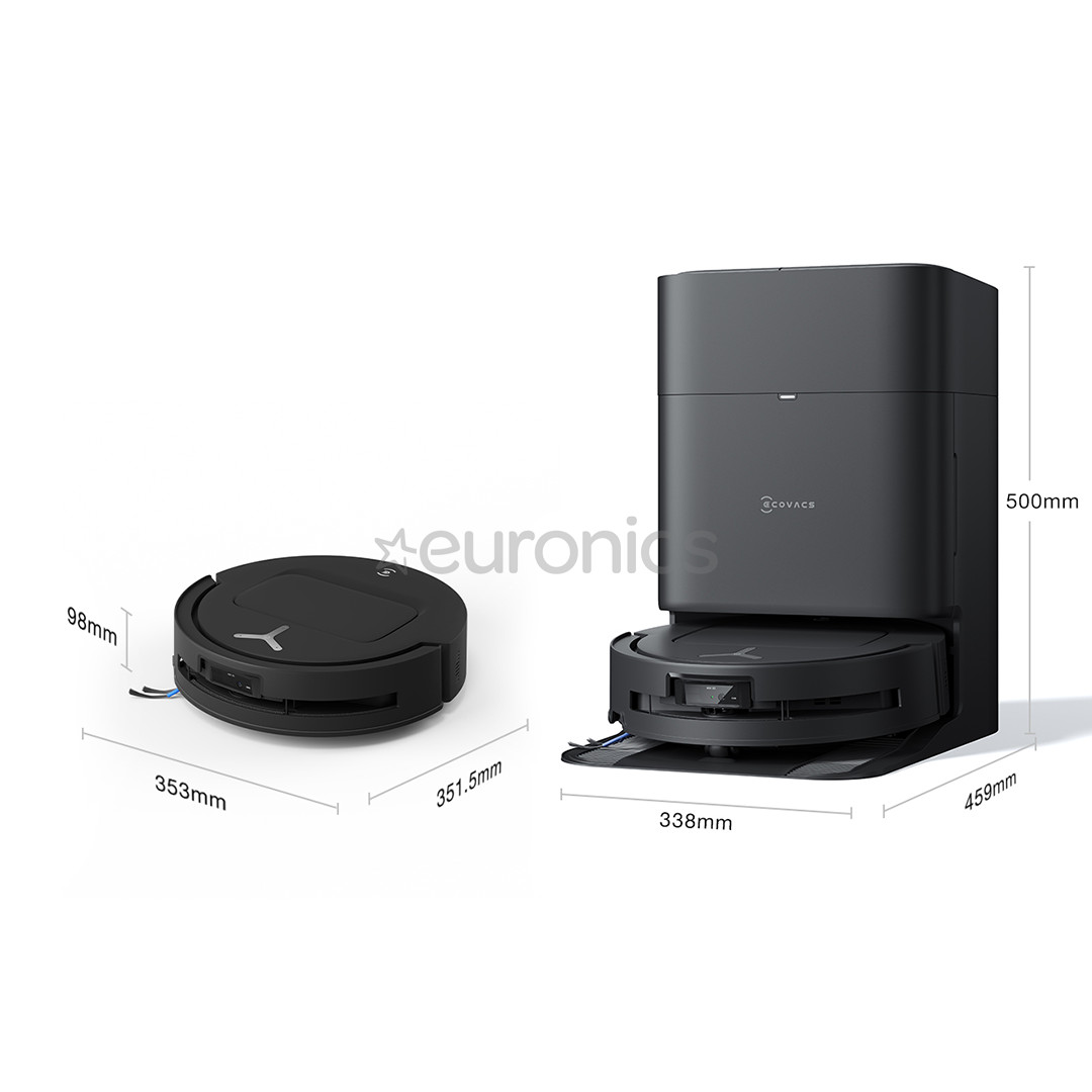 Ecovacs Deebot T80 Omni, märg- ja kuivpuhastus, must - Robottolmuimeja