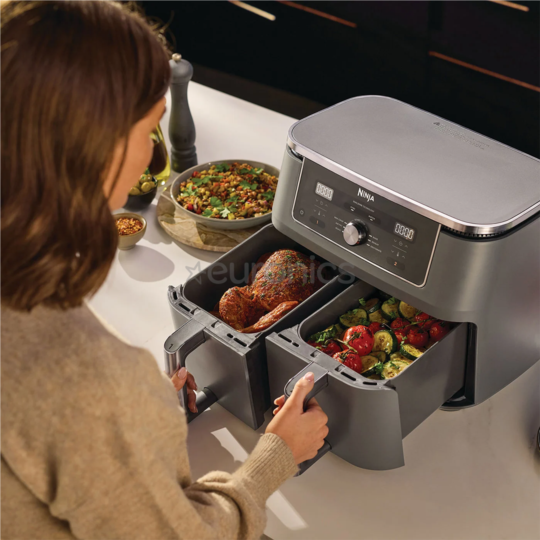 Ninja 6-in-1 Dual Zone, 9.5 L, 2470 W, dark grey - Air fryer