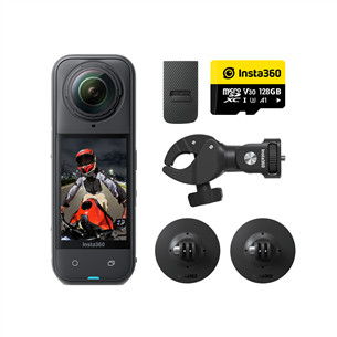 Insta360 X5 Motorcycle Bundle, 8K, 360º, черный - Экшн-камера