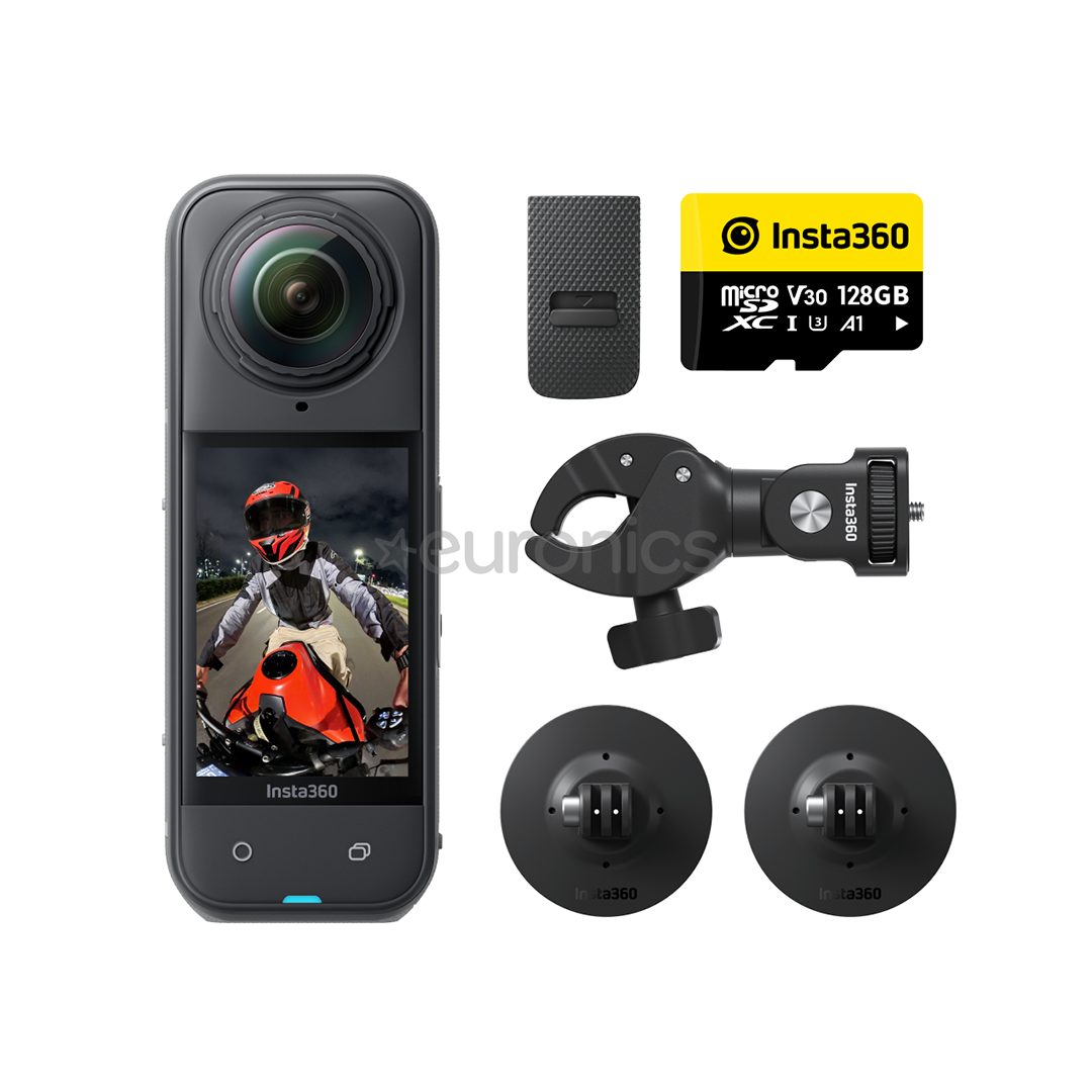 Insta360 X5 Motorcycle Bundle, 8K, 360º, black - Action camera