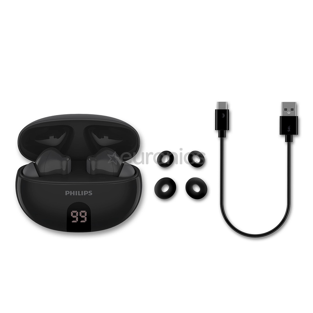 Philips TAT2520, black - True wireless headphones
