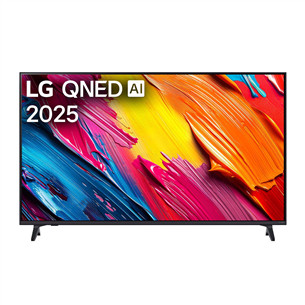 LG QNED70 AI, 65'', 4K UHD, QNED, must - Teler 65QNED70A6A.AEU