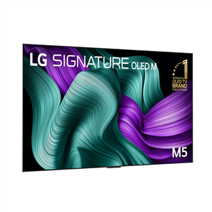 LG Signature OLED Evo AI M5, 97'', 4K UHD, OLED, black - TV