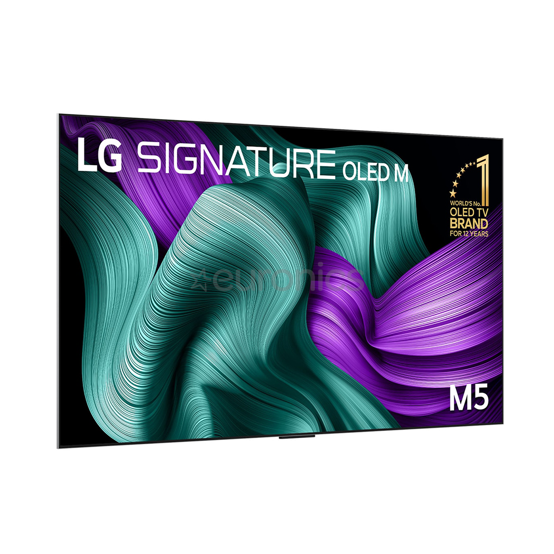 LG Signature OLED Evo AI M5, 97'', 4K UHD, OLED, black - TV