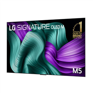 LG Signature OLED Evo AI M5, 97'', 4K UHD, OLED, must - Teler