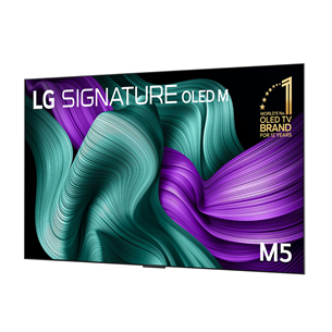 LG Signature OLED Evo AI M5, 97'', 4K UHD, OLED, black - TV