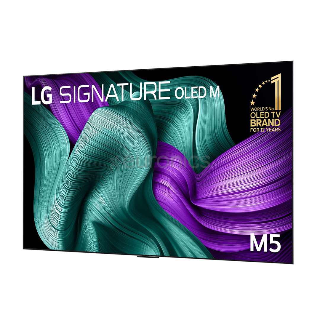 LG Signature OLED Evo AI M5, 97'', 4K UHD, OLED, black - TV