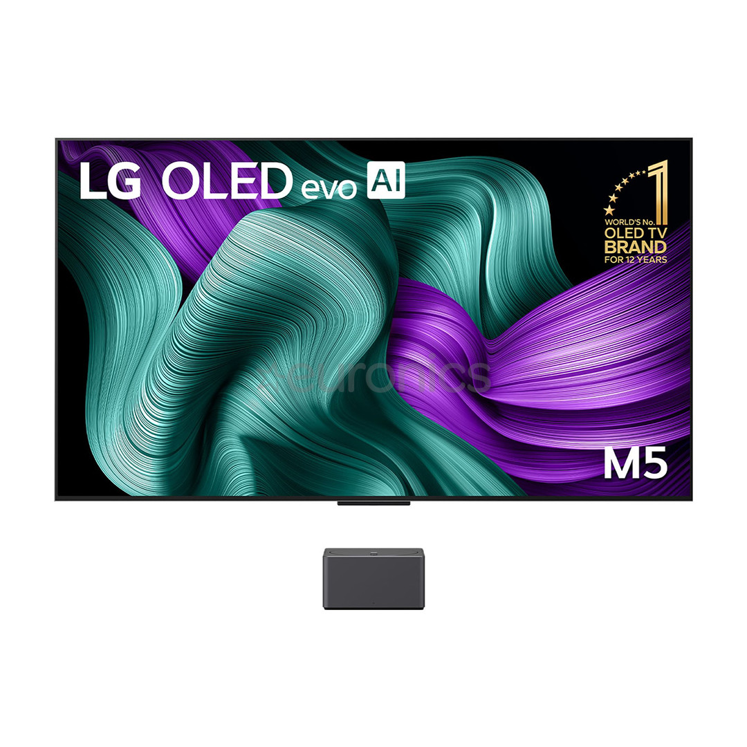 LG Signature OLED Evo AI M5, 65'', 4K UHD, OLED, black - TV