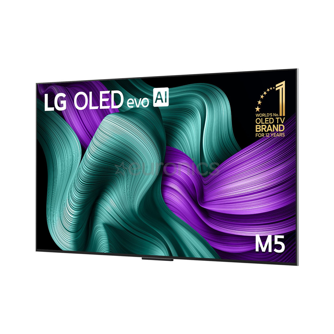 LG Signature OLED Evo AI M5, 65'', 4K UHD, OLED, black - TV