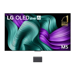LG Signature OLED Evo AI M5, 77'', 4K UHD, OLED, must - Teler OLED77M59LA.AEU
