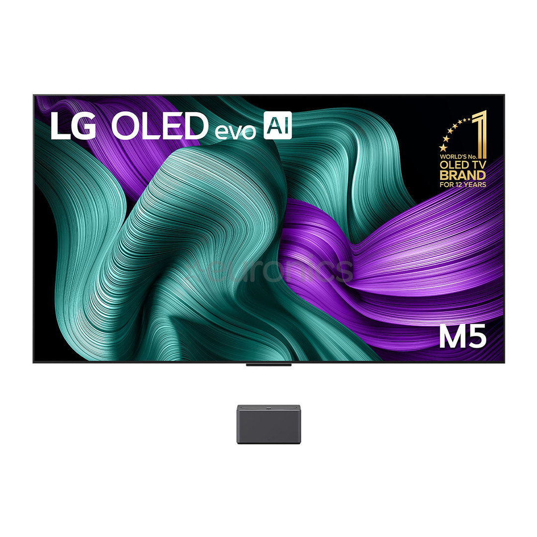 LG Signature OLED Evo AI M5, 77'', 4K UHD, OLED, black - TV