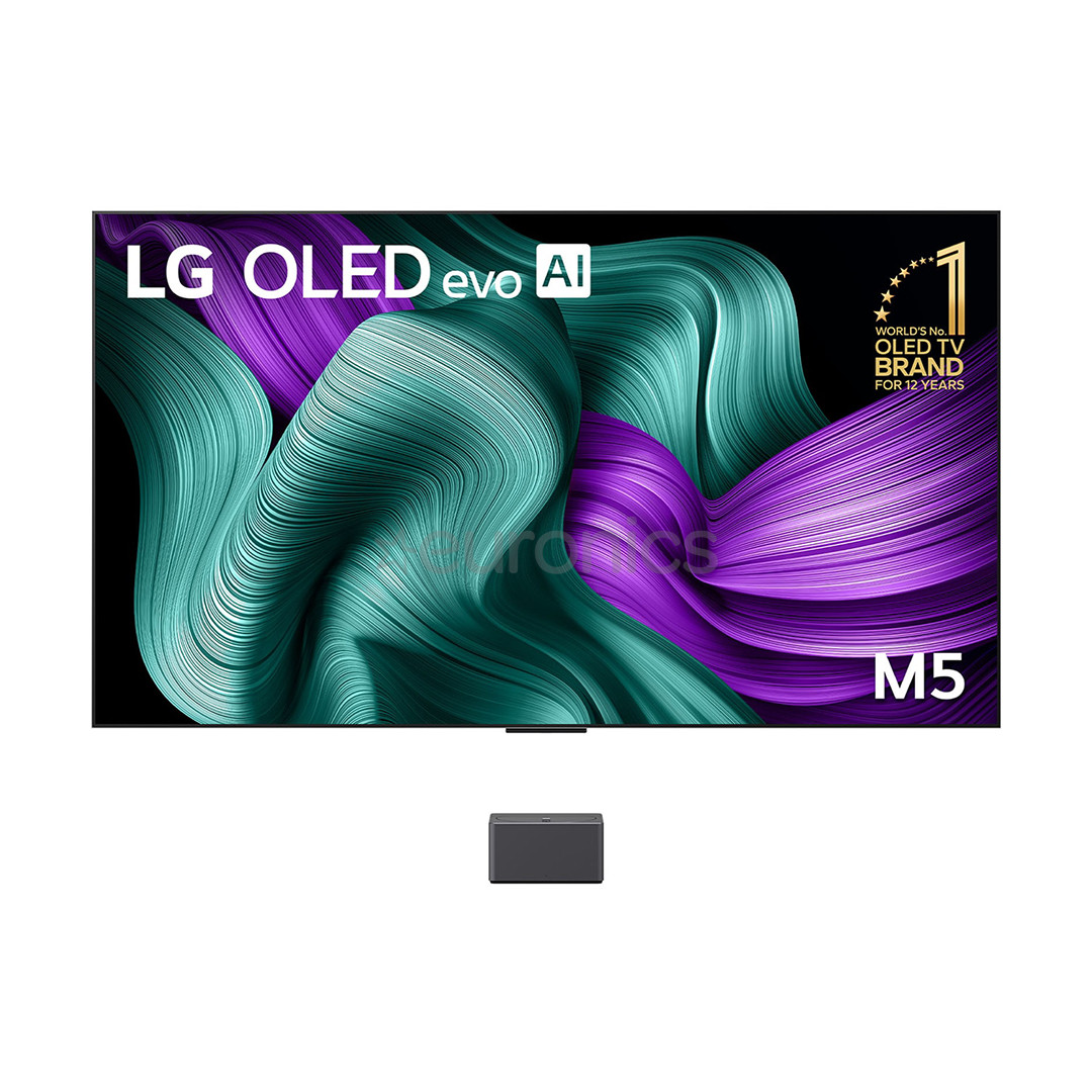 LG Signature OLED Evo AI M5, 83'', 4K UHD, OLED, must - Teler