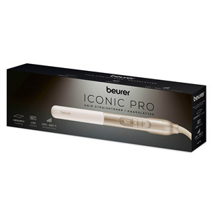 Beurer Iconic Pro, beige - Hair straightener
