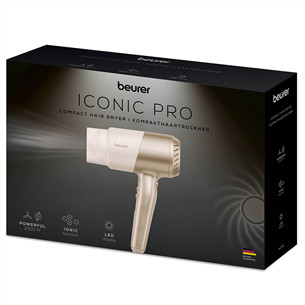 Beurer Iconic Pro, 2000 Вт, бежевый - Фен