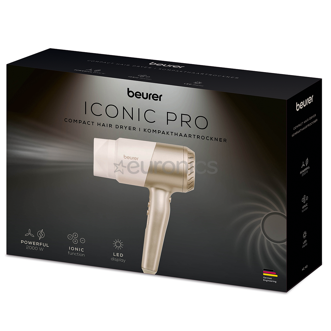 Beurer Iconic Pro, 2000 Вт, бежевый - Фен