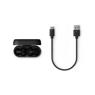 Philips TAQ2000, must - Täisjuhtmevabad kõrvaklapid