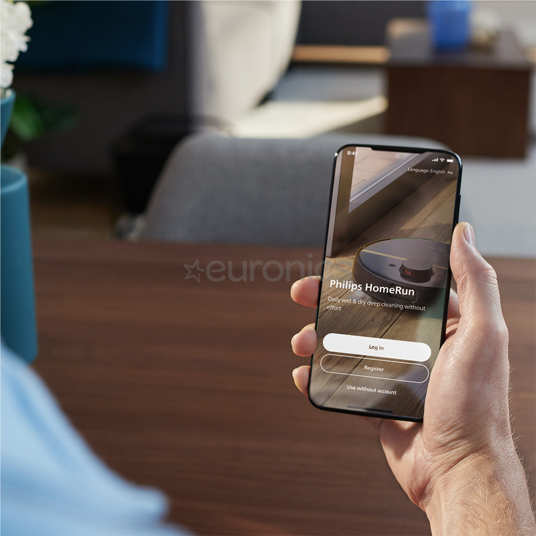 Philips HomeRun 5000 Series, сухая и влажная уборка, бежевый - Робот-пылесос