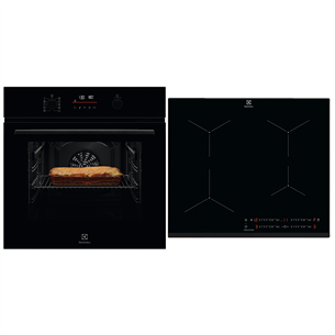 Electrolux, 65 L - Built-in oven + induction hob EOF6P76BZ+CIT61443