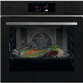AEG 8000 Seeria Meal Assist, 70 L, must - Integreeritav auruahi