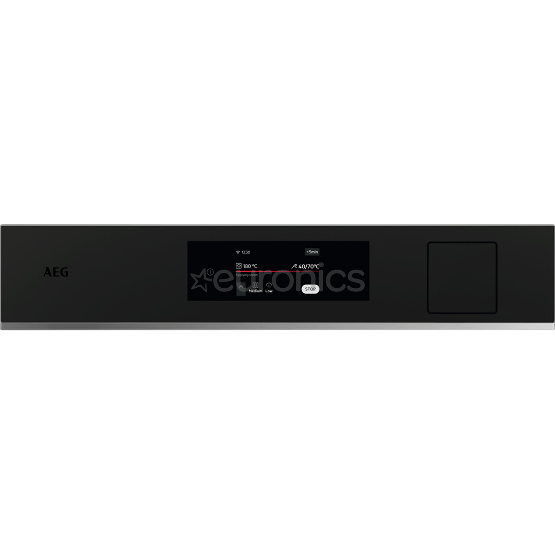 AEG 8000 Series Meal Assist, 70 л, черный - Интегрируемый паровой духовой шкаф